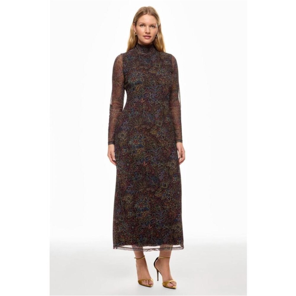 Rosetta Getty x RTR Printed Mesh Dress, Size: S